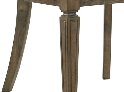 Parfield - 5 Pieces Round Dining Room Set - Light Brown / Oak