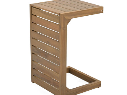 Aluminum Outdoor C - Shaped Side Table For Patio