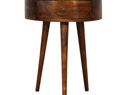 Semi Circle Nightstand - Chestnut