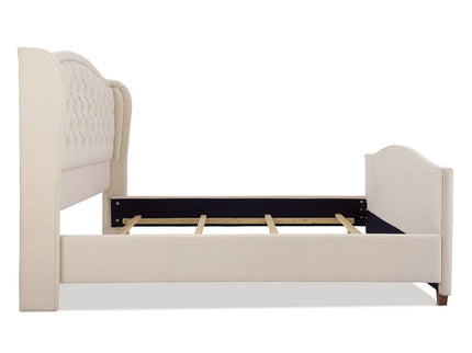 Marcella - Upholstered Shelter Headboard Bed Set