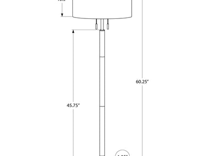Floor Lamp Lighting - Black