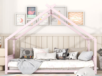 Metal House Bed
