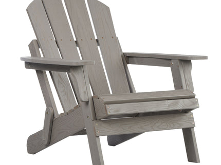 Oversize Outdoor Folding Adirondack Chair - Gray