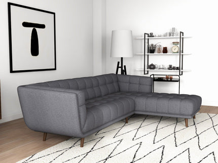 Addison - L Shape Sectional Sofa Tufted