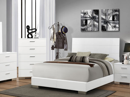 Dulcey - 2 Drawer Nightstand - Gloss White