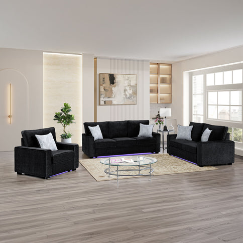 Rita - Living Room Set With LED