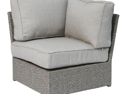 Patio Conversation Set & Cushions, Seats 4 - Gray Mix