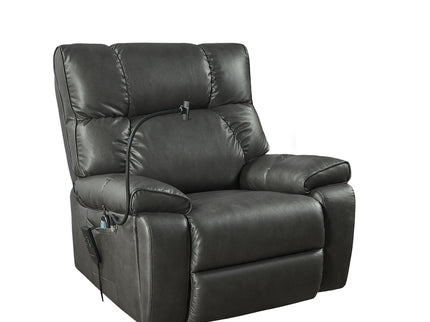 Recliner Chair With Phone Holder, Electric Power Lift Recliner Chair With 2 Motors Massage And Heat For Elderly, 3 Positions, 2 Side Pockets, Cup Holders