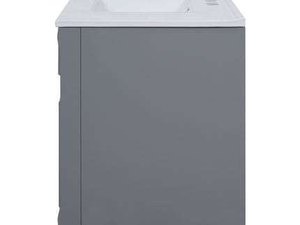 French Simple Style Wall Mounted Bathroom Cabinet With Sink