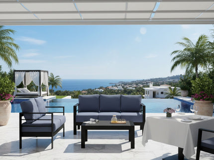 Outdoor Patio Set, All-Weather, Thick Cushions