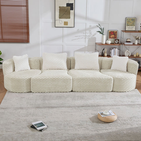 Modular Sectional Sofa With Free Combination Design