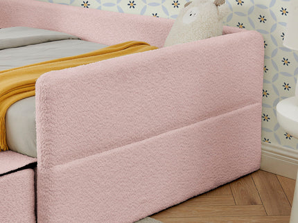 Safe Kids Bed With Guardrails And Storage