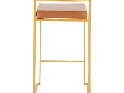 Fuji - Contemporary / Glam Design Counter Stool (Set of 2)
