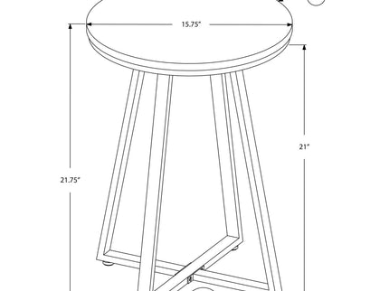 Accent Table, Side, Round Contemporary & Modern Modern Design