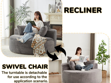 Single Sofa, Sleeper Chair For Living Room