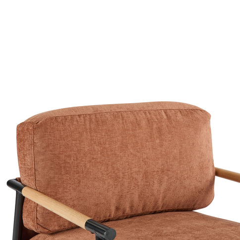 Modern Accent Chair With Cushions, Cozy Seating