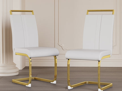 Side Dining Room Chair, Padded Seat High Back