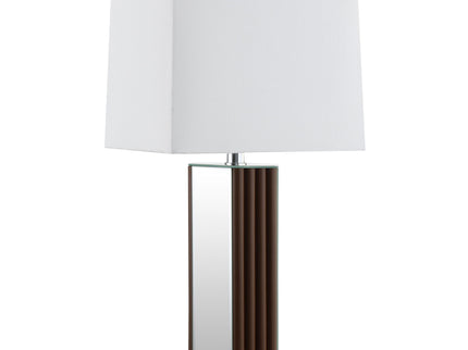 Echolls - Lamp With Scalloped Accents And Mirror Detail