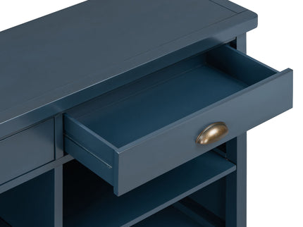 Console Table With 2 Drawers And Open Shelves