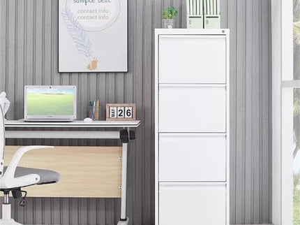 Durable Metal 3 Drawer File Cabinet With Lock For Office Storage