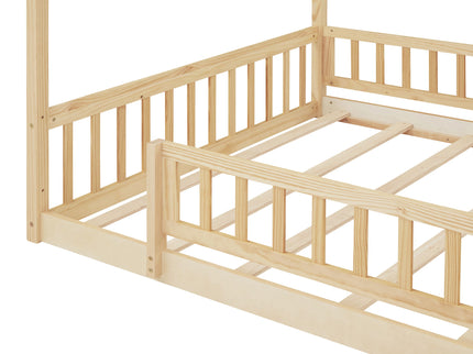 Bed House Bed Frame With Fence