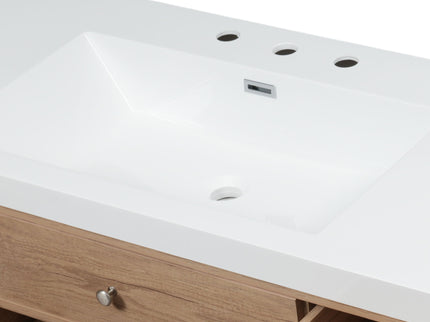 Modern Bathroom Vanity With Sink, Soft Close Drawers