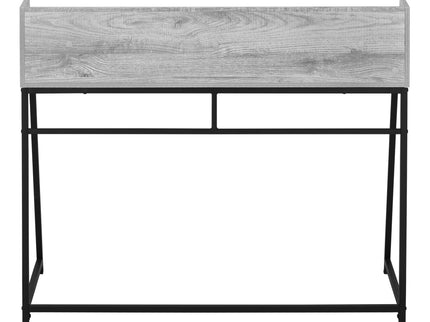 Computer Desk For Home Office, Laptop, Storage Shelves, Marble Look Contemporary & Modern