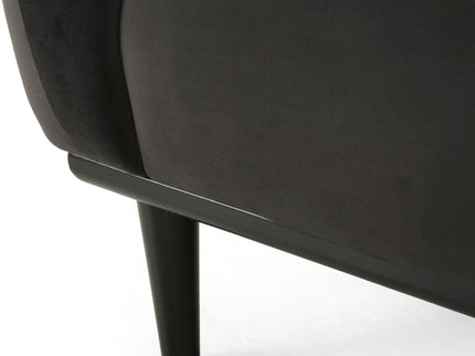 Sway - Upholstered Loveseat With Wood Legs And Round Arms