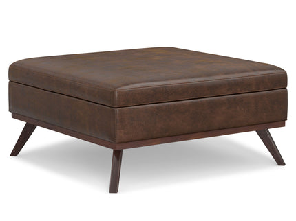 Owen - Multifunctional Square Coffee Table Storage Ottoman