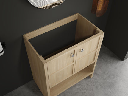Modern Freestanding Bathroom Vanity With 2 Soft Closing Doors