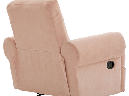 Manual Swivel Recliner Rocker Chair With Adjustable Backrest