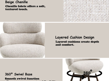Jena - Counter Height Chair With Swivel