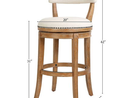 Stool & Upholstered Seat And Back
