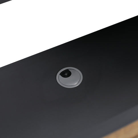 Contemporary Freestanding Bathroom Vanity With Adjustable Shelves