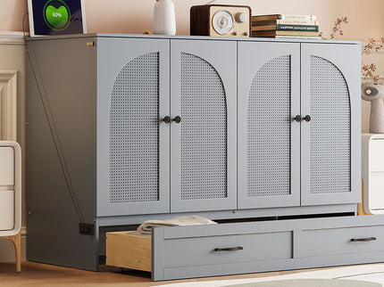 Murphy Bed With Large Drawers