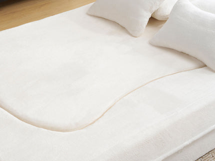Modern Floor Sofa With 4 Pillows