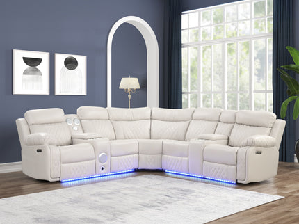 Lacrosse - Power Reclining Sectional Sofa