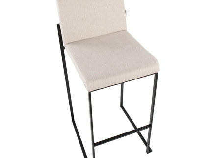 Fuji - Contemporary High Back Barstool Elegant Design