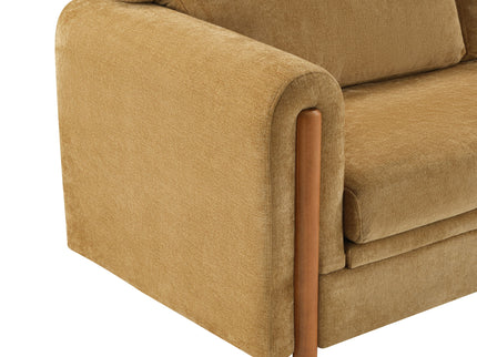 Modern 3 Seater Upholstered Couch Sofa For Living Room