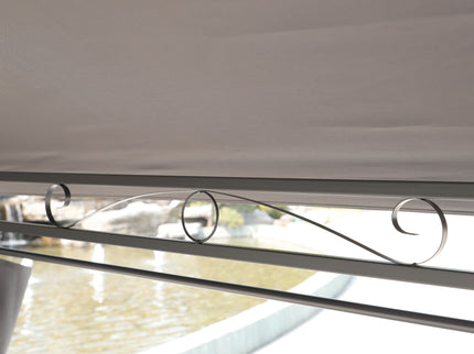 13 0 Ft Outdoor Patio Gazebo Canopy Tent With Ventilated Double Roof And Side Wall (Detachable Curtain Included On All Sides) Suitable For Lawn Garden Backyard And Deck - Gray