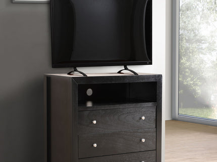 Elegant Transitional Media Chest