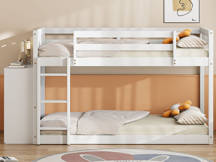 Bunk Bed With 4 Drawers And 3 Shelves