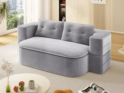 Convertible Floor Sofa Bed With Multi Functional Blanket