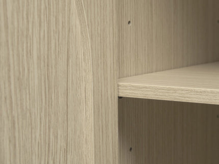 Rattan 2 Door 3 Drawer Cabinet, Suitable For Bedroom - Natural