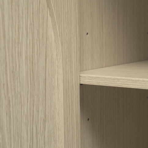 Rattan 2 Door 3 Drawer Cabinet, Suitable For Bedroom - Natural