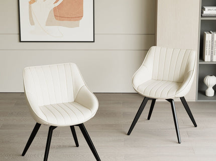 Modern Medieval Kitchen Dining Chair With 360 ° Rotation