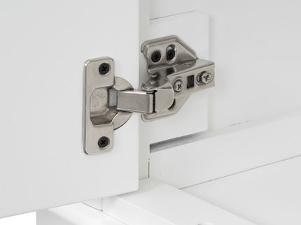 Bathroom Vanity With Sink, Soft-Close Doors, Adjustable U-Shelf, 3 Drawers