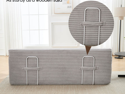 Convertible Loveseat Sofa Bed With Memory Foam & Steel Frame