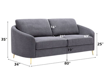 Sofa - Gray - Linen