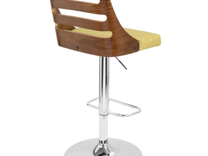 Trevi - Mid Century Modern Adjustable Barstool With Swivel
